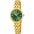 Festina Damenarmbanduhr mit grünem Zifferblatt und Edelstahlband