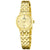 Damenuhr Festina mit goldfarbenem Metallarmband und rundem beigen Zifferblatt