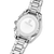 Boîtier de montre en acier inoxydable avec fond gravé « FESTINA » et bracelet en métal