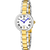 Festina Mademoiselle Damenarmbanduhr mit zweifarbigem Edelstahlband und weißem Zifferblatt