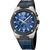 Festina Herren-Chronograph mit blauem Zifferblatt, Saphirglas und Lederarmband