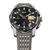 Montre connectée Festina pour homme : cadran noir, lunette argentée et bracelet en caoutchouc gris