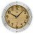 Horloge murale AMS 31 cm Ø hêtre • Mouvement radio-piloté • Fabriqué en Allemagne
