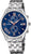 Montre chronographe Festina avec cadran bleu, bracelet en acier inoxydable et affichage de la date