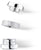 Charm en acier inoxydable avec rayures scintillantes et inscription « FAITH »