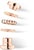 Plaques à breloques en acier inoxydable couleur or rose, cylindriques, avec ornements en forme de cœur