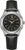Montre femme Citizen avec bracelet en cuir noir, cadran noir et chiffres romains