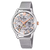 Festina Damenarmbanduhr: silbernes Meshband, rundes Gehäuse, skelettiertes Zifferblatt