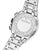Montre homme en acier inoxydable avec fond de boîtier et logo Festina sur le bracelet