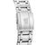 Montre pour homme en acier inoxydable, fond gravé et bracelet à maillons