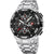 Montre Festina Chrono Bike pour homme avec cadran noir et bracelet en métal argenté