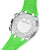 Fond de montre Festina pour homme avec boîtier argenté et bracelet en silicone vert