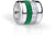 Charm en acier inoxydable avec tresse verte et pierres décoratives