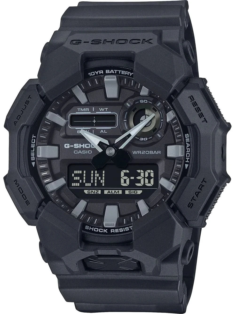 Casio G-Shock GA-010-1A1ER Homme • Batterie 10 ans • Carbon Core Guard