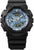 Montre Casio G-Shock pour homme avec boîtier noir et cadran bleu, sous-cadrans