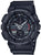 Bracelet de montre pour homme, cadran noir, lunette noire, bracelet en plastique