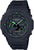 Casio G-Shock GA-2100-1A3ER Montre homme, cadran noir avec accents verts