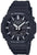 Montre analogique G-SHOCK noire avec affichage chronomètre et lunette en plastique