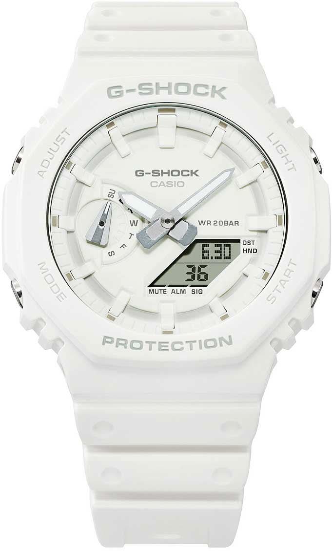 Casio G-Shock GA-2100-7A7ER Montre Homme • Résistance extrême aux chocs • Étanche 20 bars