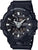 Casio G-SHOCK Montre homme, cadran noir avec aiguilles analogiques et affichage