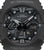 G-SHOCK Montre Homme Gros plan : cadran noir avec aiguilles bâtons et affichage numérique