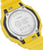 Fond de boîtier de montre en métal avec vis, capuchon de protection jaune et anneau noir