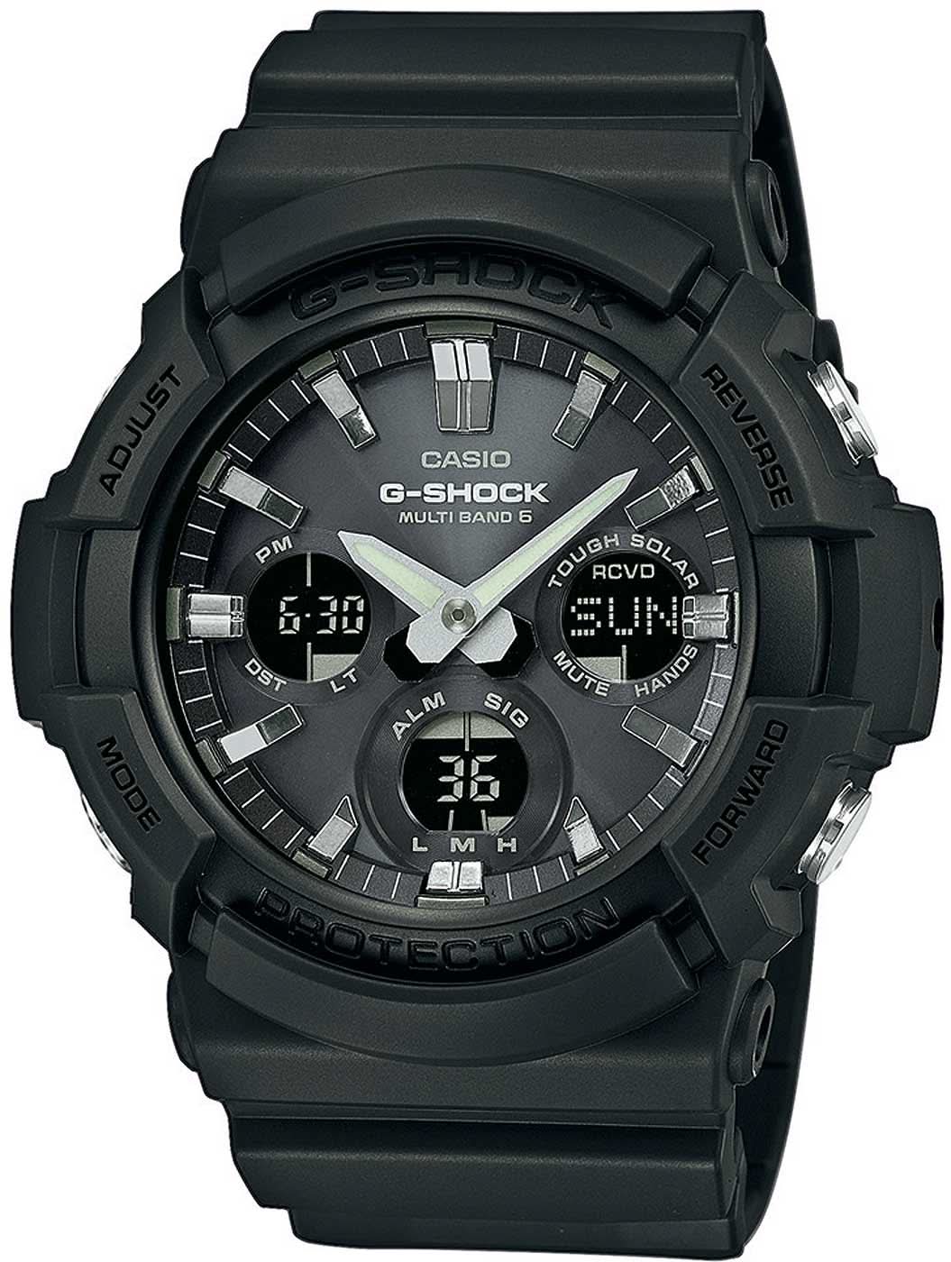 Casio G-Shock GAW-100B-1AER Homme • Commande Radio Intelligente • Tough Solar