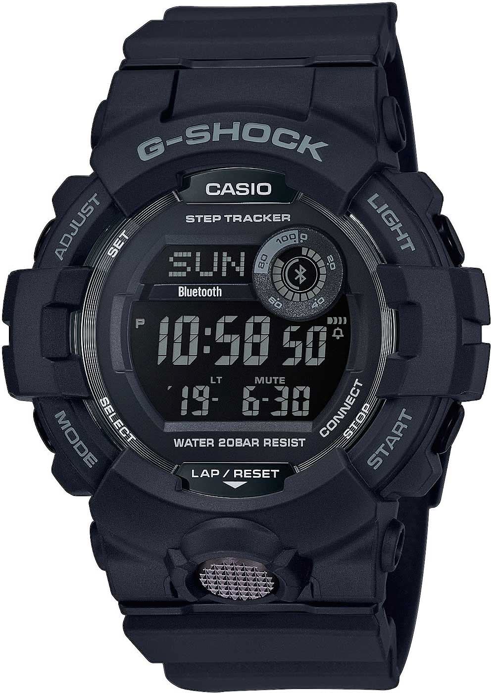 Casio G-Shock montre homme avec cadran noir et affichage numérique