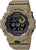 Montre Casio G-Shock pour homme avec bracelet en résine beige et affichage numérique, cadran