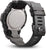 G-Shock Herrenuhr Rückseite mit Metallboden und schwarzem Silikonarmband