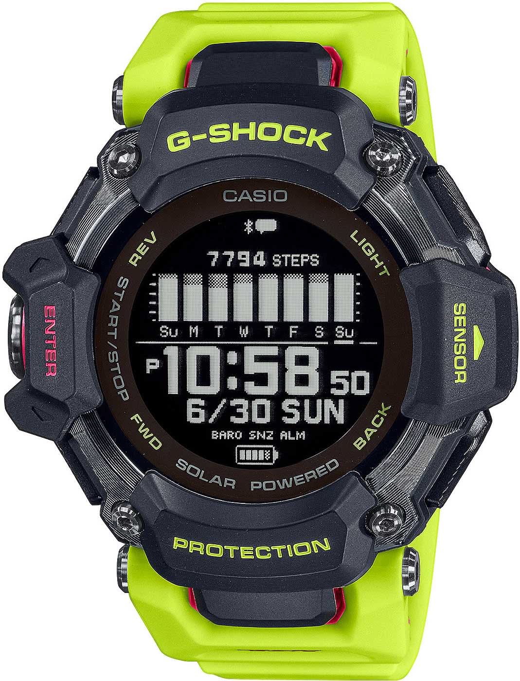 Casio G-Shock GBD-H2000-1A9ER Homme • Fonctions intelligentes • Tough Solar