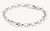 Bracelet Thomas Sabo en argent avec maillons ovales lisses et éléments charms