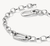 Bracelet gourmette argenté Thomas Sabo avec fermoir mousqueton et maillons ronds