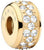 Charme en acier inoxydable serti de pierres - Bering Jewelry Modèle : Glow-2