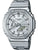 Montre Casio G-Shock pour homme avec bracelet en métal argenté et affichage analogique-numérique