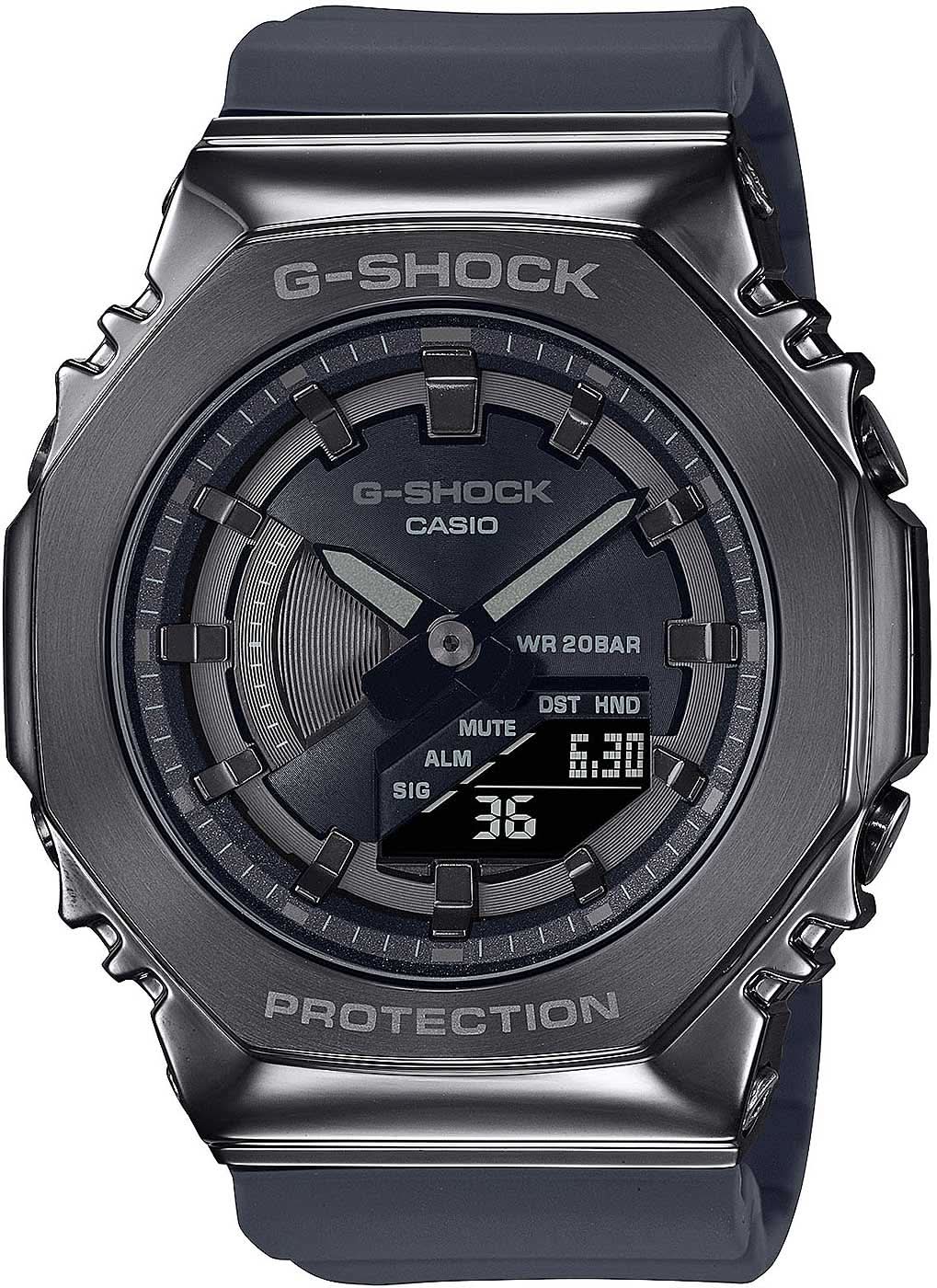 Casio G-Shock GM-S2100B-8AER Montre Femme • Extrême résistance aux chocs • Étanche 20 bars