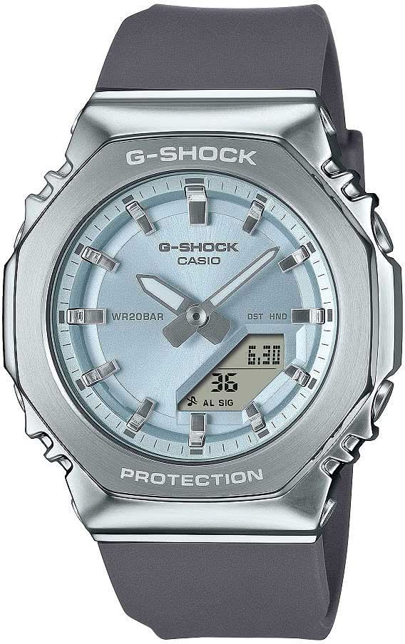 Casio G-Shock GM-S2110-2AER Montre Femme • Résistante aux chocs • 20 bars