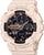Montre pour femme G-Shock avec boîtier beige, cadran foncé et affichage numérique