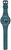 Casio G-SHOCK Montre pour femme avec bracelet long en silicone bleu et cadran rond