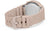 Casio G-SHOCK Montre pour femme : bracelet beige avec boucle et fond de boîtier