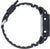 Casio G-Shock montre avec bracelet de protection noir et cadre ouvert, clips argentés