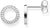 Clous d'oreilles ronds en argent sterling 925 sertis de pierres, design circulaire