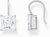 Puces d'oreilles Thomas Sabo avec grande zircone blanche taille princesse - Modèle : H2289-051-14