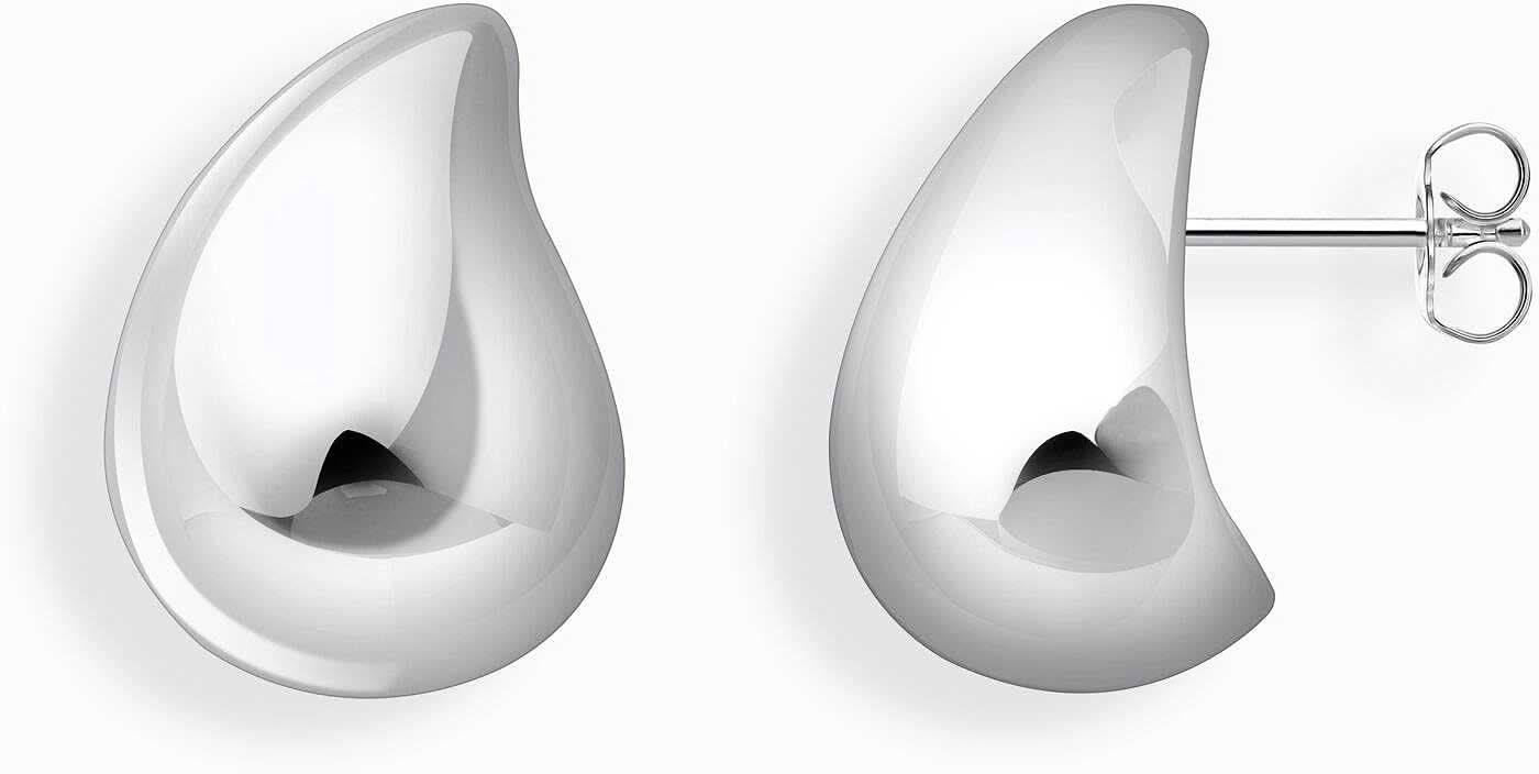 Boucles d’oreilles au design élégant et moderne, en forme de goutte organique - Thomas Sabo Modèle : H2299-001-21