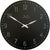 Horloge murale JVD 50 cm Ø bois • Mouvement à quartz silencieux • Design moderne