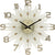 Horloge murale JVD 49x49x5 cm métal • Design élégant • Mouvement à quartz précis