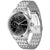 BOSS Stratus Chronograph mit Datumsanzeige, schwarzes Zifferblatt, Edelstahlarmband