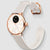 Damenarmbanduhr Withings ScanWatch 2 mit weißem Silikonarmband und Roségoldschlaufe, Display Temp
