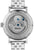 Fond de montre pour homme en acier inoxydable avec vue sur le mouvement automatique mécanique