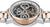 Herrenuhr mit polierter Lünette in Roségoldoptik und silbernem Edelstahlgehäuse.